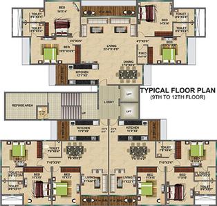 Project Image of 3000 Sq.ft 4 BHK Apartment / Flat for sale in Santacruz West for Rs. 165000000