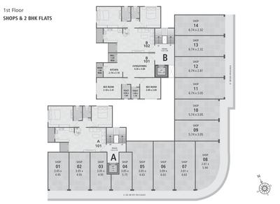 Project Image of 800.0 - 1100.0 Sq.ft 2 BHK Apartment for buy in Shyam Sundaram Villa