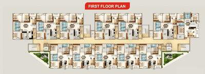 Project Image of 1853.0 - 2674.0 Sq.ft 3 BHK Apartment for buy in DS Skycity