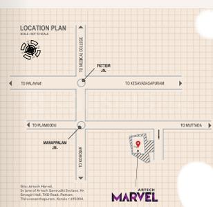 Project Image of 1175.0 - 2210.0 Sq.ft 2 BHK Apartment for buy in Artech Marvel