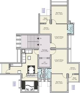 Project Image of 350 Sq.ft 1 BHK Apartment / Flat for sale in Loco Colony Railway Quarters for Rs. 1500000