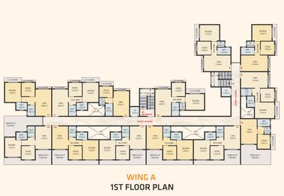 Project Image of 204.0 - 320.0 Sq.ft 1 RK Apartment for buy in Seven Hill Sky Avenue Wing A And B