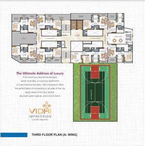 Project Image of 414.95 - 581.9 Sq.ft 1 BHK Apartment for buy in Ashtavinayak Vidhi Impression