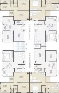 Project Image of 394.71 - 477.16 Sq.ft 1 BHK Apartment for buy in Jigish Rohitbhai Patel Jahnvi Residency Phase 2