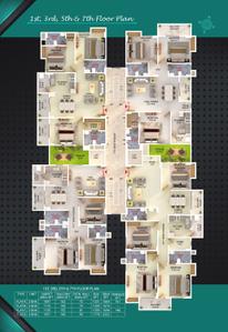 Project Image of 1664.0 - 2222.0 Sq.ft 3 BHK Apartment for buy in Riscon Abode