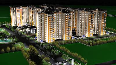 Project Image of 580.0 - 2210.0 Sq.ft 1 BHK Apartment for buy in L&T Eden Park Almond