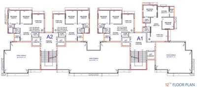 Project Image of 649.06 - 883.39 Sq.ft 2 BHK Apartment for buy in Hasti Shree Hari Sakar