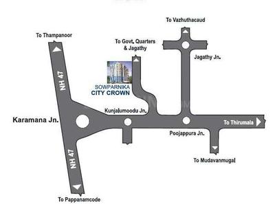 Project Image of 850.0 - 1515.0 Sq.ft 1 BHK Apartment for buy in Sowparnika City Crown