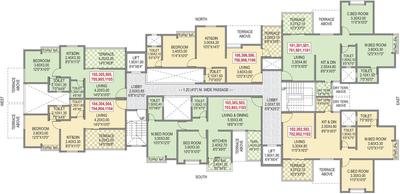 Project Image of 473.0 - 751.0 Sq.ft 1 BHK Apartment for buy in SR Anand Residency A B C