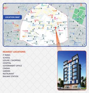 Saras Residency Location Plan 1