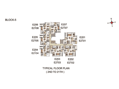 Project Image of 1121.0 - 3588.0 Sq.ft 2 BHK Apartment for buy in Casagrand Primrose