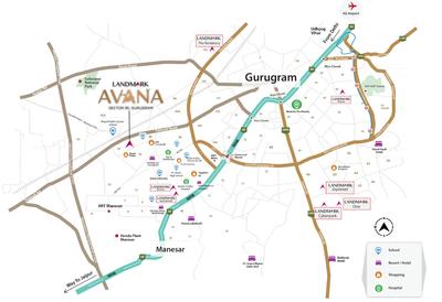 Project Image of 0.0 - 1395.0 Sq.ft Residential Plot Plot for buy in Landmark Avana