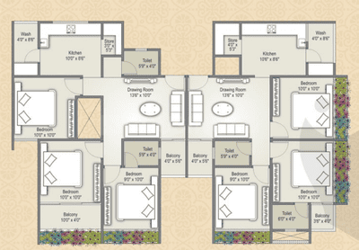 Project Image of 552.08 - 645.62 Sq.ft 2 BHK Apartment for buy in Shiv Sharnam Elegance