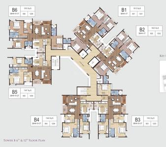 Project Image of 1543.0 - 2025.0 Sq.ft 2.5 BHK Apartment for buy in Akshaya Tango Phase 2