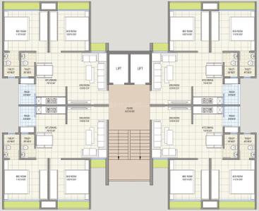 Project Image of 0.0 - 508.16 Sq.ft 2 BHK Apartment for buy in Kudrat Pushpak Residency 1