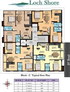 Project Image of 869.0 - 952.0 Sq.ft 2 BHK Apartment for buy in Sumangali Loch Shore
