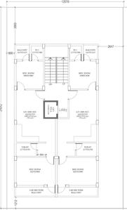 SSK Neelkamal Neelkamal Cluster Plan For Typical Floor Plan 1