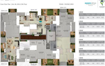 Project Image of 1277.0 - 2087.0 Sq.ft 2 BHK Apartment for buy in Vishwa Aseem Vishwa