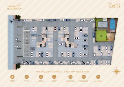 Project Image of 1151.0 - 1765.0 Sq.ft 2 BHK Apartment for buy in Skyblue Oasis