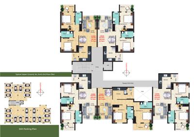 Project Image of 1011.81 - 1056.69 Sq.ft 2 BHK Apartment for buy in Kayji Splendour