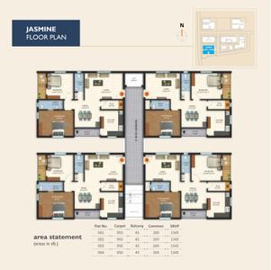 Project Image of 935.0 - 2088.0 Sq.ft 2 BHK Apartment for buy in Gk Festoon