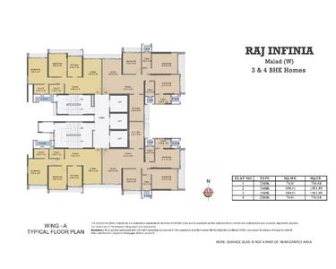 Project Image of 740.24 - 1562.61 Sq.ft 2 BHK Apartment for buy in Rajinfinia Phase II Wing A Wing B Wing C