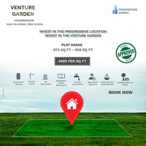 Project Image of 690.0 - 895.0 Sq.ft Residential Plot Plot for buy in Traventure Venture Garden