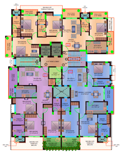 Project Image of 1760.0 - 2400.0 Sq.ft 3 BHK Apartment for buy in Panchratna Armonia