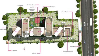 Project Image of 1421.0 - 2025.0 Sq.ft 2 BHK Apartment for buy in Windsor Amulyam