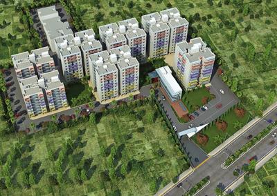 Project Image of 605.0 - 1250.0 Sq.ft 1 BHK Apartment for buy in Aryans The Habitat