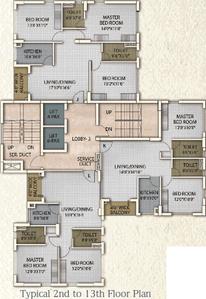 Project Image of 1063.0 - 2301.0 Sq.ft 2 BHK Apartment for buy in Oswal Orchard County