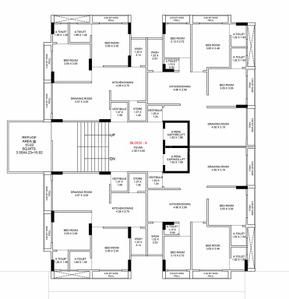 Project Image of 589.75 - 726.89 Sq.ft 2 BHK Apartment for buy in Radhe Vrundavan Lake view