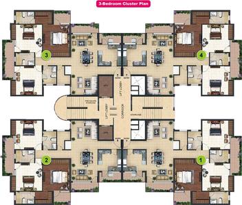 Project Image of 1490.0 - 3700.0 Sq.ft 3 BHK Apartment for buy in Riddhi Siddhi Padam Pride