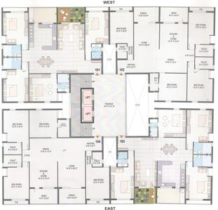 Project Image of 1854.73 - 1855.0 Sq.ft 4 BHK Apartment for buy in Harmony Homes