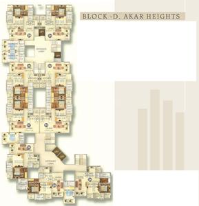 Project Image of 810.12 - 1624.76 Sq.ft 1 BHK Apartment for buy in Akar Heights