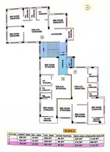 Project Image of 859.0 - 1283.0 Sq.ft 2 BHK Apartment for buy in GB Gitanjali Residency