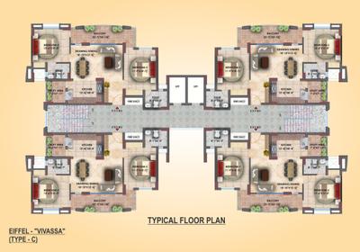 Project Image of 1400.0 - 2945.0 Sq.ft 2 BHK Apartment for buy in Eiffel Vivassa Estate