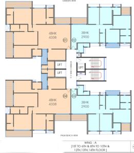 Project Image of 980 Sq.ft 2 BHK Apartment / Flat for sale in Nerul for Rs. 29000000