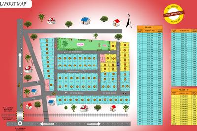 Project Image of 1800.0 - 2400.0 Sq.ft Residential Plot Plot for buy in Wisdom Sri Sai Garden