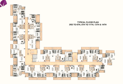 Project Image of 359.84 - 481.04 Sq.ft 1 BHK Apartment for buy in Precious Orchid