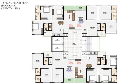 Project Image of 825.05 - 862.73 Sq.ft 3 BHK Apartment for buy in Shreedhar Luxuria