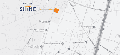 Project Image of 1062.94 - 1179.72 Sq.ft 3 BHK Apartment for buy in R M Hir Asha Shine