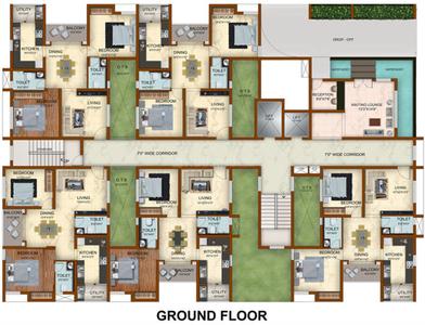 Project Image of 1337.0 - 3102.0 Sq.ft 2 BHK Apartment for buy in Arima Legend Phase 1