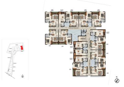 Project Image of 253.0 - 486.85 Sq.ft Studio Studio Apartment for buy in Sattva Simplicity