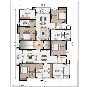 Project Image of 1178.0 - 1381.0 Sq.ft 2 BHK Apartment for buy in Sreshta Karpagam Garden