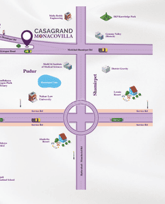 Project Image of 4571.0 - 4689.0 Sq.ft 4 BHK Villa for buy in Casagrand Monaco Villa