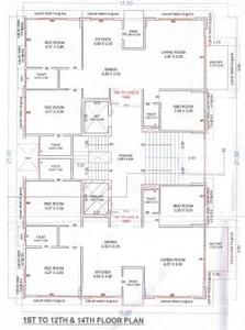 Project Image of 1134.62 - 2045.25 Sq.ft 3 BHK Apartment for buy in Siddhi Vinayak Divine Rivera