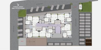 Project Image of 0.0 - 1386.0 Sq.ft 2 BHK Apartment for buy in The Skyler