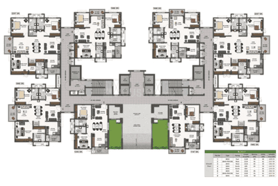 Project Image of 1243.0 - 2257.0 Sq.ft 2 BHK Apartment for buy in Aparna Zenon