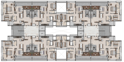 Project Image of 2238.0 - 2528.66 Sq.ft 3 BHK Apartment for buy in Adani Embrace